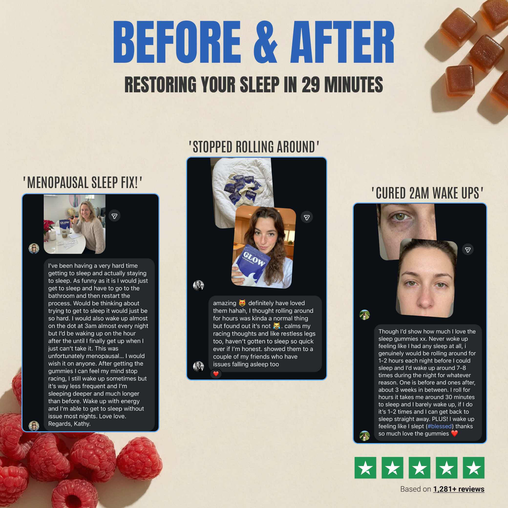 Glow Sleep Saving Gummies