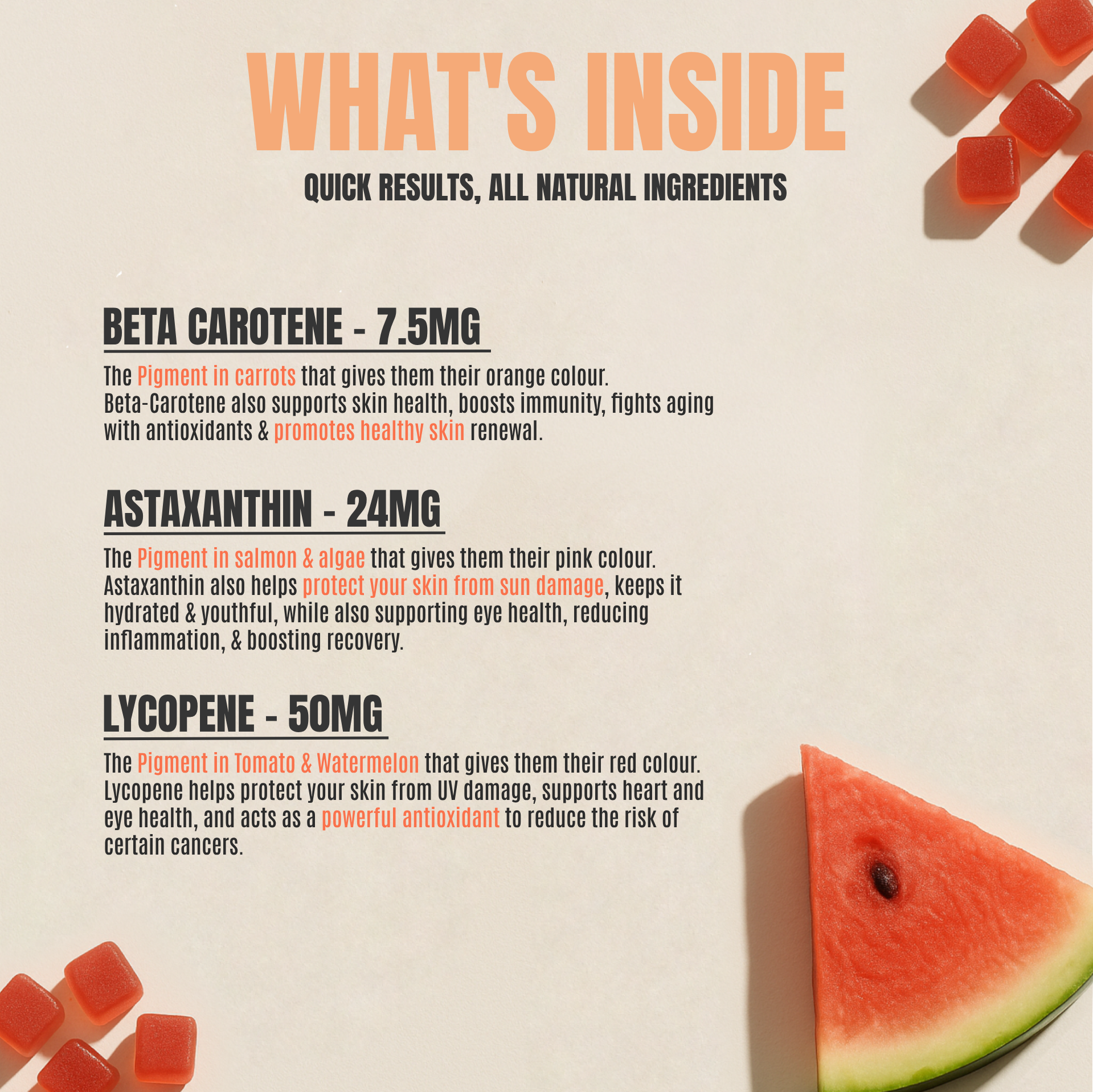 Glow Tanning Gummies