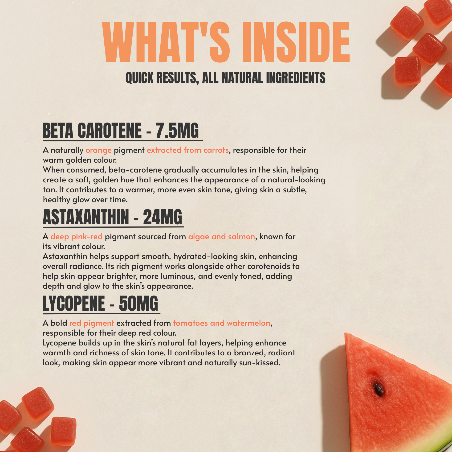 Glow Tanning Gummies